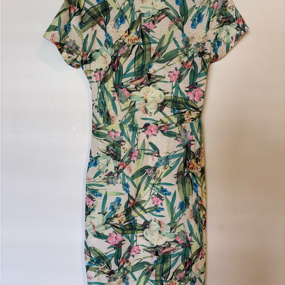 Tropical Floral Midi Dress - Picture 2 of 2